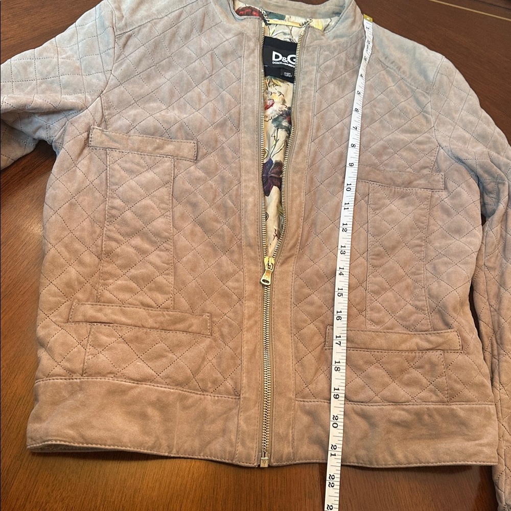Dolce & Gabbana Quilted Suede Jacket • Distressed Vintage Look • Made in Italy - Picture 6 of 16